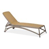 Leżaki ogrodowe - DKWADRAT Leżak Atlantico beżowy /brązowy 209443 - miniaturka - grafika 1