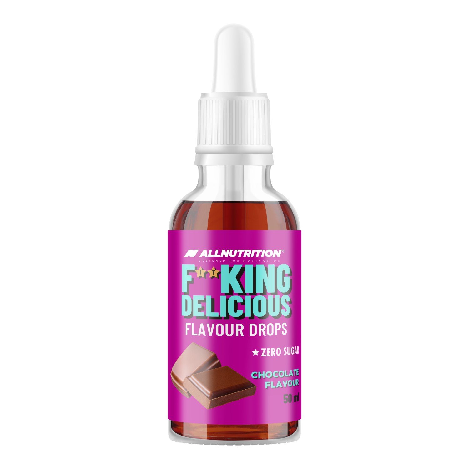Allnutrition Fitking Delicious Flavor Drops - chocolate Syrop czekoladowy