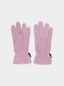 Rękawiczki dla dzieci - 4F Rękawiczki polarowe dziecięce - różowe L/XL - miniaturka - grafika 1