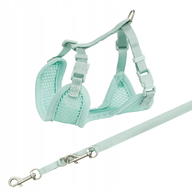 Szelki dla psów - Trixie Junior Szelki dla szczeniąt ze smyczą 2634 cm/10 mm 2.00 m kolor miętowy - miniaturka - grafika 1