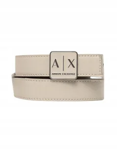 ARMANI EXCHANGE Pasek damski dwustronny r 90 - Paski - miniaturka - grafika 1