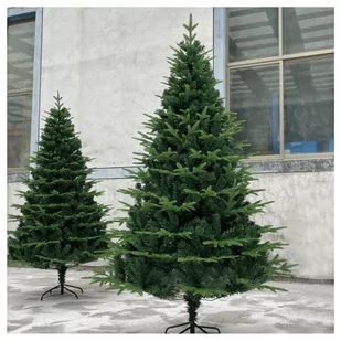 DUŻA CHOINKA SZTUCZNA PE+PCV jak żywa ŚWIERK 150 CM GĘSTA CHO05 - Choinki - miniaturka - grafika 1