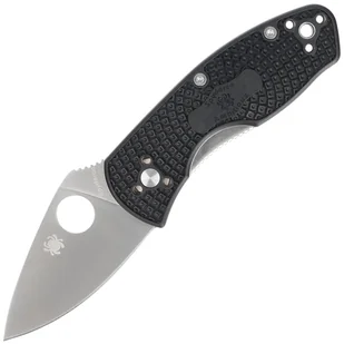 Nóż składany Spyderco Ambitious Black FRN, Plain 8Cr13MoV (C148PBK) - Noże - miniaturka - grafika 1
