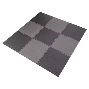 Mata puzzle 9 elementów 12mm HMS PREMIUM MP12 ciemno szara - Maty do ćwiczeń - miniaturka - grafika 1