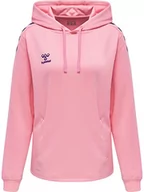 Bluzy damskie - Hummel Damska bluza z kapturem Hmlcore Xk Poly Sweat Hoodie Woman - miniaturka - grafika 1