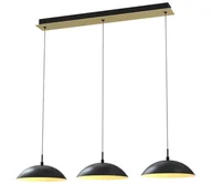 Lampy sufitowe - Wofi 7001-304 - LED Żyrandol ściemnialny na lince ROSCOFF LED/29W/230V czarne/złoty - miniaturka - grafika 1