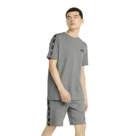 Koszulki męskie - Puma Koszulka Męska T-Shirt Ess Tape Tee Gray 847382 03 S - miniaturka - grafika 1