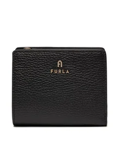 Furla Mały Portfel Damski Camelia S Compact Wallet WP00307-HSF000-O6000-1007 Czarny - Portfele - miniaturka - grafika 1