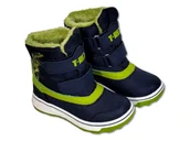 Buty trekkingowe dziecięce - Cleve Buty Śniegowce Rozmiar 25 - Chłopięce Granatowe T-Rex - miniaturka - grafika 1