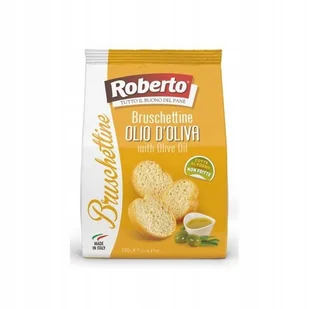 ROBERTO sucharki Bruschettine OLIWA 100g - Zdrowa żywność - miniaturka - grafika 1