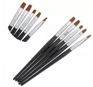 Akcesoria do paznokci - Pędzelki Do Nakładania Żelu 5SZT - miniaturka - grafika 1