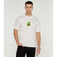 Koszulki męskie - HUGO T-shirt Dilippers | Relaxed fit - miniaturka - grafika 1