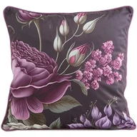 Poszewki na poduszki - Poszewka EUROFIRANY Velvet 120 45 x 45 cm Fioletowo-czarny - miniaturka - grafika 1