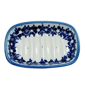 Mydelniczki i dozowniki mydła - Ceramiczna mydelniczka mała Ceramika Bolesławiec - miniaturka - grafika 1