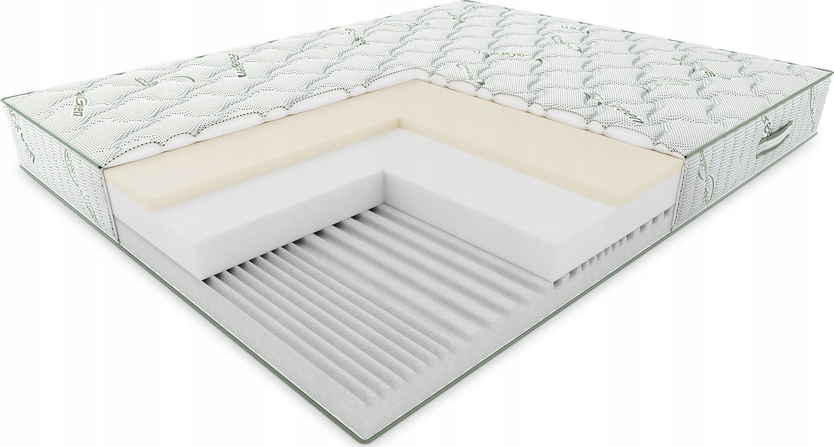 Hilding Materac Hilding Fiord Eco Green 140x200x22