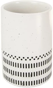 Kleine Wolke Kubek na szczoteczki do zębów Alva Black White - Akcesoria łazienkowe - miniaturka - grafika 1