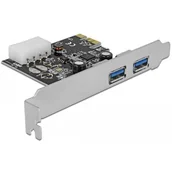 Kable komputerowe i do monitorów - Delock karta pci express -> 2x USB 3.0 - miniaturka - grafika 1