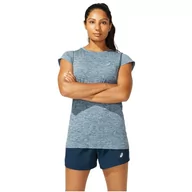Koszulki i topy damskie - T-shirt sportowy z krótkim rękawem damski ASICS Race Seamless SS Tee - miniaturka - grafika 1