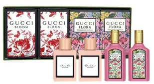 Zestaw miniatur damski Gucci Woda perfumowana Bloom 2x5 ml + Woda perfumowana Flora Gorgeous Gardenia 2x5 ml (3616303465223) - Zestawy kosmetyków damskich - miniaturka - grafika 1