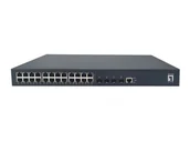 Switche - LevelOne GB/L3 Managed PoE+Switch 28-Port 19" 440W 10Gbps GTP-2871DP - miniaturka - grafika 1