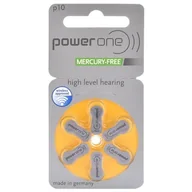 Baterie i akcesoria - Bateria do aparatu słuchowego VARTA Power One P10 MF, 100 mAh, 1.45 V, 6 szt. - miniaturka - grafika 1
