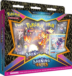 Zestaw karty Pokemon TCG: Shining Fates Mad Party Pin Collection Galarian Mr. Rime - Czasopisma - miniaturka - grafika 1