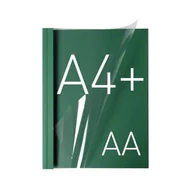 Artykuły biurowe - Okładka kanałowa OPUS O.SOFTCLEAR AA miękka zielona 1szt /634255/ - miniaturka - grafika 1