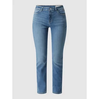 Spodnie damskie - Jeansy o kroju slim fit z dodatkiem streczu - Esprit - grafika 1