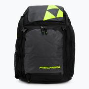 Sporty zimowe - akcesoria - Plecak narciarski Fischer Boot/Helmet Backpack Alpine Race szaro-czarny Z11022 - miniaturka - grafika 1