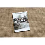 Dywany - DYWAN SZNURKOWY SIZAL FLOORLUX 20580 gładki, jednolity, jednokolorowy - natural / coffeee Beżowy, 140x200 - miniaturka - grafika 1