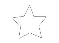 Ozdoby bożonarodzeniowe - Zawieszka dekoracyjna Gwiazdka - 40 cm - 1 szt. - miniaturka - grafika 1