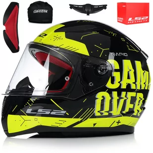KASK MOTOCYKLOWY LS2 FF353 RAPID PLAYER SKY H-V r.L - Kaski motocyklowe - miniaturka - grafika 1