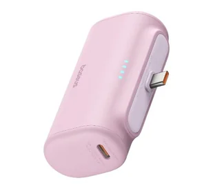 Baseus P10068306413-00 Compact 5000mAh PD 20W USB-C Różowy - Powerbanki - miniaturka - grafika 1