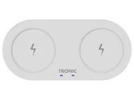 Stacje dokujące do telefonów - TRONIC Podkładka ładująca Qi Dual, 20 W (Biały) 4055334392181 - miniaturka - grafika 1