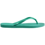 Klapki i japonki damskie - Havaianas Klapki damskie Slim Flip Flop, Virtual Green, 33/34 EU - miniaturka - grafika 1