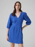 Sukienki - Vero Moda Sukienka w kolorze niebieskim - miniaturka - grafika 1