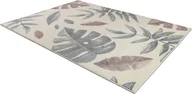 Dywany - Dywan HEOS 78428 krem / róż LIŚCIE MONSTERA beżowy 160x220 cm - miniaturka - grafika 1