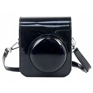 Futerał Etui Pokrowiec Case Osłona Do Fuji Fujifilm Instax Mini 12 / Czarny Błysk - Paski, szelki, uprzęże foto - miniaturka - grafika 1