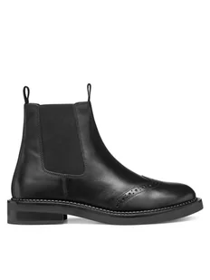 Geox Sztyblety D Serilda D56WYC 00043 C9999 Czarny - Botki damskie - miniaturka - grafika 1