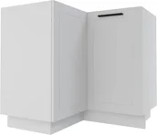 Meble kuchenne - Bergamo Szafka Dolna Narożna D12/90 Biały Mat - miniaturka - grafika 1