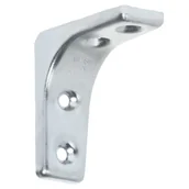 Zawiasy, okucia i inne akcesoria - Wspornik półki 5 x 5 cm Mod2 srebrny Amig - miniaturka - grafika 1