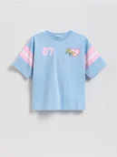 Koszulki dla dziewczynek - Reserved - T-shirt Atomówki - jasnoniebieski - miniaturka - grafika 1