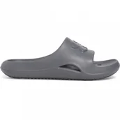 Klapki i japonki damskie - Damskie klapki Under Armour UA W Locker V SL - szare - miniaturka - grafika 1
