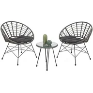 Meble ogrodowe - HOME & GARDEN Zanzibar Grey-Grey Szary - miniaturka - grafika 1