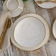 Serwisy obiadowe - Serwis obiadowo kawowy na 6 osób porcelanowy AMMOS - miniaturka - grafika 1