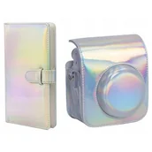 Torby fotograficzne i futerały - Futerał LOVEISTANT SB7857 do Intax Mini 12 Srebrny Błysk + Album - miniaturka - grafika 1