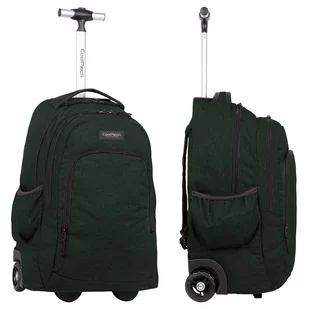 Plecak Młodzieżowy Na Kółkach Coolpack Summit Technic Green  E85022 - Plecaki szkolne i tornistry - miniaturka - grafika 1