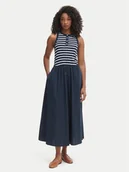 Sukienki - Tommy Hilfiger Sukienka codzienna WW0WW49628 Granatowy Regular Fit - miniaturka - grafika 1