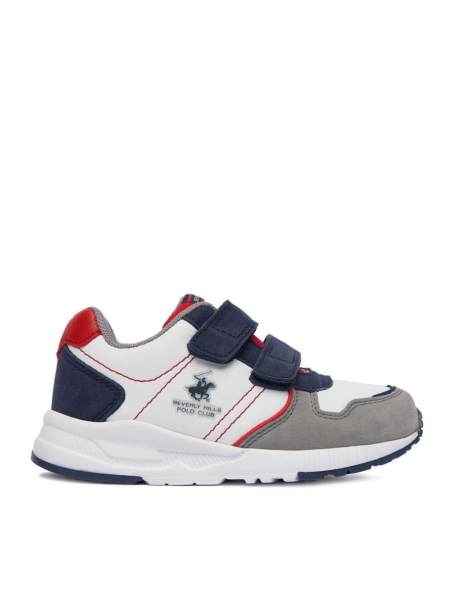 Beverly Hills Polo Club Sneakersy Chłopiec Biały BEVERLY HILLS POLO CLUB-CEO-CP23-26043(CH) Granatowy Biały