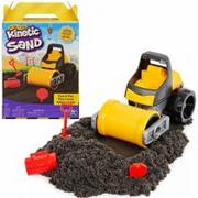 Zabawki kreatywne - Spin Master Kinetic Sand Kop i burz Mały pojazd 227g - - miniaturka - grafika 1